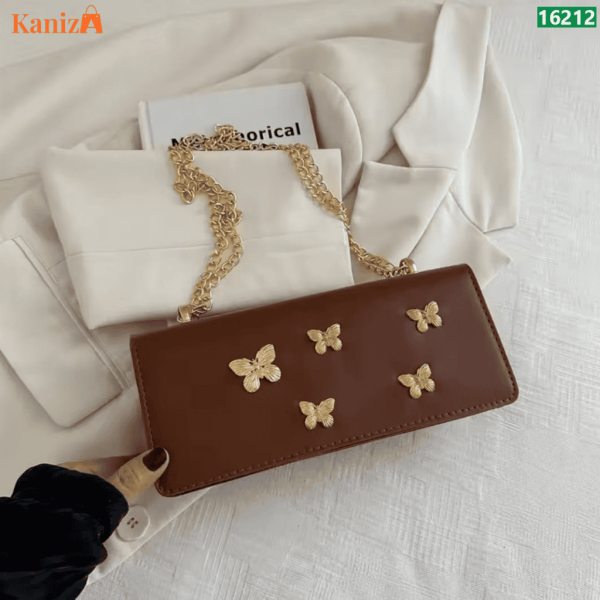 Butterfly Party Shoulder Bag | Elegant Chain Strap Evening Purse