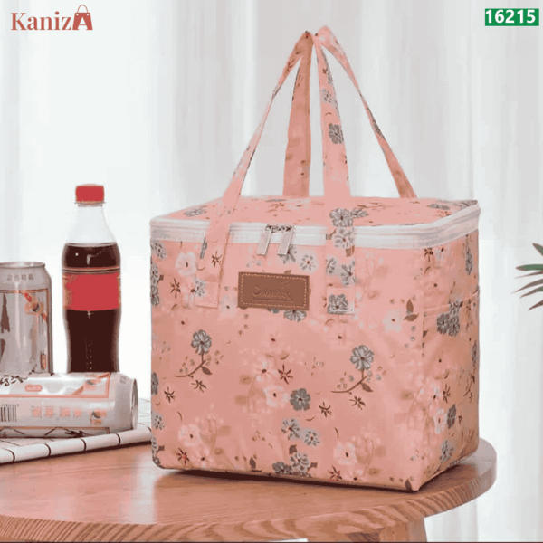 Printed Lunch & Outdoor Picnic Bag – Insulated Thermal Food Carrier