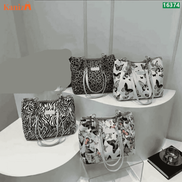 BUY Butterfly Canvas Tote Bag | Trendy Printed Shoulder Tote