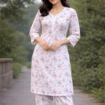 Premium Quality Floral Two Piece Set - আরামদায়ক ও স্টাইলিশ টু-পিস কালেকশন