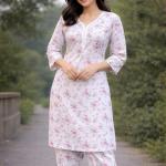 Premium Quality Floral Two Piece Set - আরামদায়ক ও স্টাইলিশ টু-পিস কালেকশন
