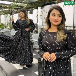 New Porie Gown Collection - সুইচ সিল্ক ডিজিটাল স্কিন প্রিন্ট পরী গ্রাউন