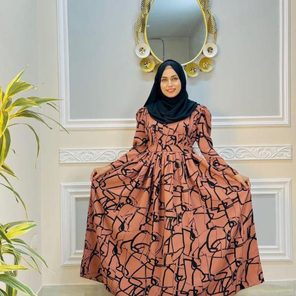 New Porie Gown Collection - সুইচ সিল্ক ডিজিটাল স্কিন প্রিন্ট পরী গ্রাউন